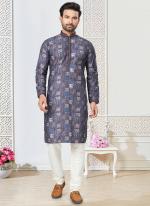 Cotton Ethnic Butti Multi Colour Casual Wear Printed Readymade Kurta Pajama